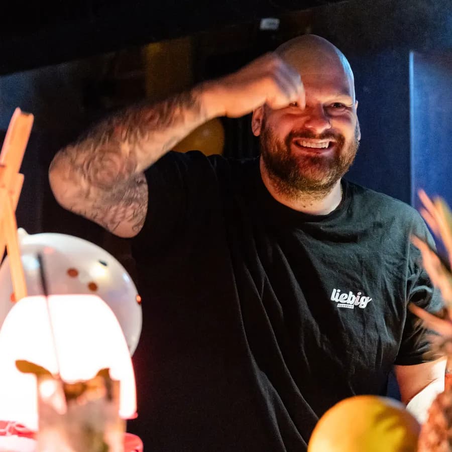 Partyplakat: Bar Bachelor, Liebig Gießen