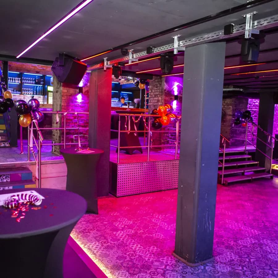 Partyplakat: Ü60 Party, Liebig Gießen